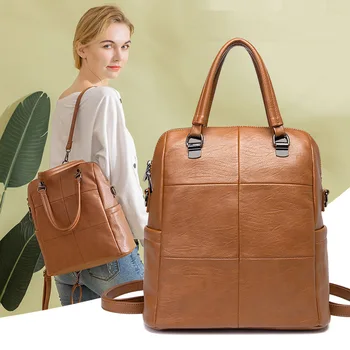 Women Soft Leather Backpack Student Back to School Book Bag Travel Laptop Business Work Bag Knapsack For Teenager Girl Back Pack
Women Soft Leather Backpack Student Back to School Book Bag Travel Laptop Business Work Bag Knapsack For Teenager Girl Back Pack
