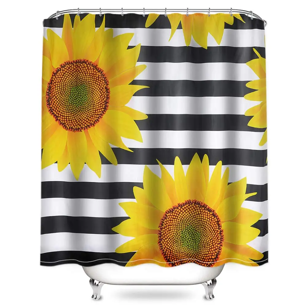 Fabric Shower Curtain Waterproof, 71†x 71â€, Sunflowers Shower Curtain Machine Washable for Bathroom with 12 Hooks
Fabric Shower Curtain Waterproof, 71†x 71â€, Sunflowers Shower Curtain Machine Washable for Bathroom with 12 Hooks