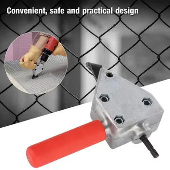Metal Cutting Cutter Metal Nibble Cutter Hcs Drill Shear Attachment Electric Sheet Metal Scissors Power Tool Accessories
Metal Cutting Cutter Metal Nibble Cutter Hcs Drill Shear Attachment Electric Sheet Metal Scissors Power Tool Accessories