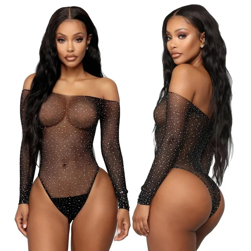 Diamond- Bikini Sexy Lingerie Spot Drill Stars Cross-Border Fishnet Clothes Uniform Temptation 
Diamond- Bikini Sexy Lingerie Spot Drill Stars Cross-Border Fishnet Clothes Uniform Temptation