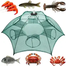 6/10/16 Holes Automatic Folded Fishing Nylon Net Fishing Net De Pesca Fish Net Fish Trap Crayfish Traps Fishing Landing Net
6/10/16 Holes Automatic Folded Fishing Nylon Net Fishing Net De Pesca Fish Net Fish Trap Crayfish Traps Fishing Landing Net