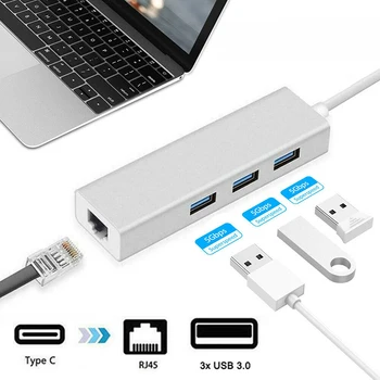 4 in 1 3*USB 3.0 + 1*RJ45 Ethernet Port to RJ45 Socket Hub LAN Network Adapter Data Transfer Convertor for Mac/Dell/Samsung/HP
4 in 1 3*USB 3.0 + 1*RJ45 Ethernet Port to RJ45 Socket Hub LAN Network Adapter Data Transfer Convertor for Mac/Dell/Samsung/HP