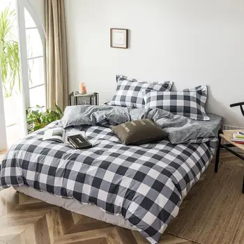Black & White Stripe Plaid Geometric Duvet Cover Set Twin Full Queen King Size Bedding Set Comforter Cover Bed Sheet Pillowcases
Black & White Stripe Plaid Geometric Duvet Cover Set Twin Full Queen King Size Bedding Set Comforter Cover Bed Sheet Pillowcases