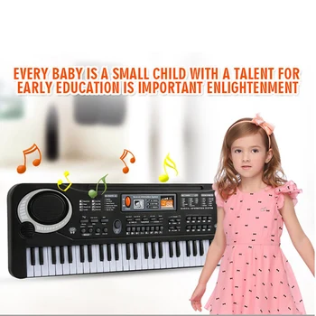 61-Key Digital Electric Piano Keyboard Portable Multi-Functional Keyboard With Microphone Music Keyboard Electric Keyboard
61-Key Digital Electric Piano Keyboard Portable Multi-Functional Keyboard With Microphone Music Keyboard Electric Keyboard