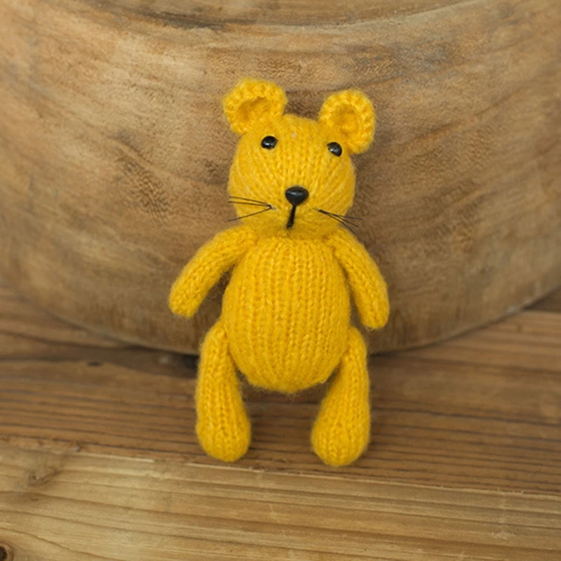 Knitting Mouse Doll Toy Baby Newborn Photography Props Infant Photo Shooting Decorations Accessories
Knitting Mouse Doll Toy Baby Newborn Photography Props Infant Photo Shooting Decorations Accessories