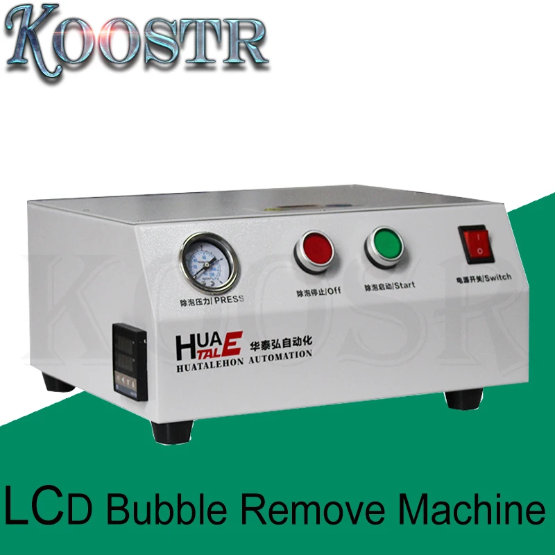 HUAE Mini OCA LCD Bubble Remove Machine Autoclave Debubble Machine For iPhone Samsung Huawei Series Phone Repair
HUAE Mini OCA LCD Bubble Remove Machine Autoclave Debubble Machine For iPhone Samsung Huawei Series Phone Repair