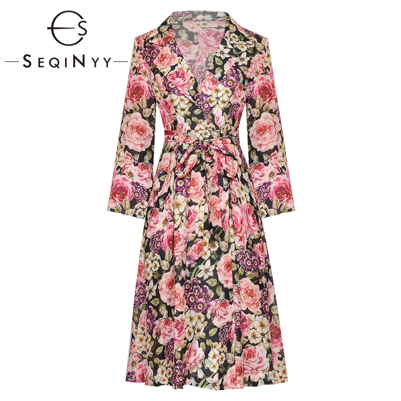 SEQINYY Printed Dress 2020 Summer Spring New Fashion Flare Sleeve Design Flowers A-line Knee Dress
SEQINYY Printed Dress 2020 Summer Spring New Fashion Flare Sleeve Design Flowers A-line Knee Dress