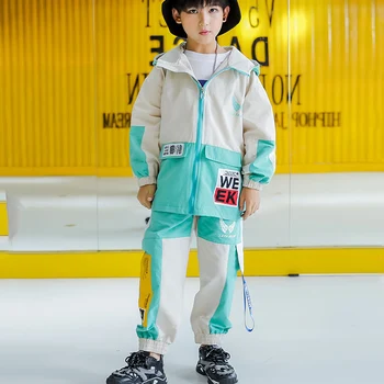 Children'S Street Jazz Dance Costume Boys Kids Hip Hop Tide Spring Korean Clothes Handsome Teen Competition Dancewear DWY2271
Children'S Street Jazz Dance Costume Boys Kids Hip Hop Tide Spring Korean Clothes Handsome Teen Competition Dancewear DWY2271