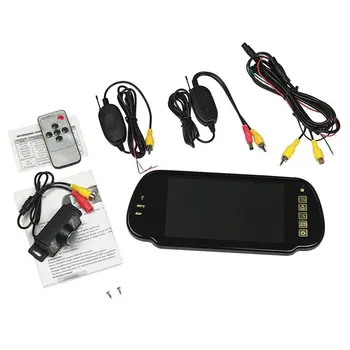 Wireless Rearview Kit 7-Inch LCD Mirror Monitor + Infrared Reversing Camera Car Refitting Accessories For Car Bus Van
Wireless Rearview Kit 7-Inch LCD Mirror Monitor + Infrared Reversing Camera Car Refitting Accessories For Car Bus Van