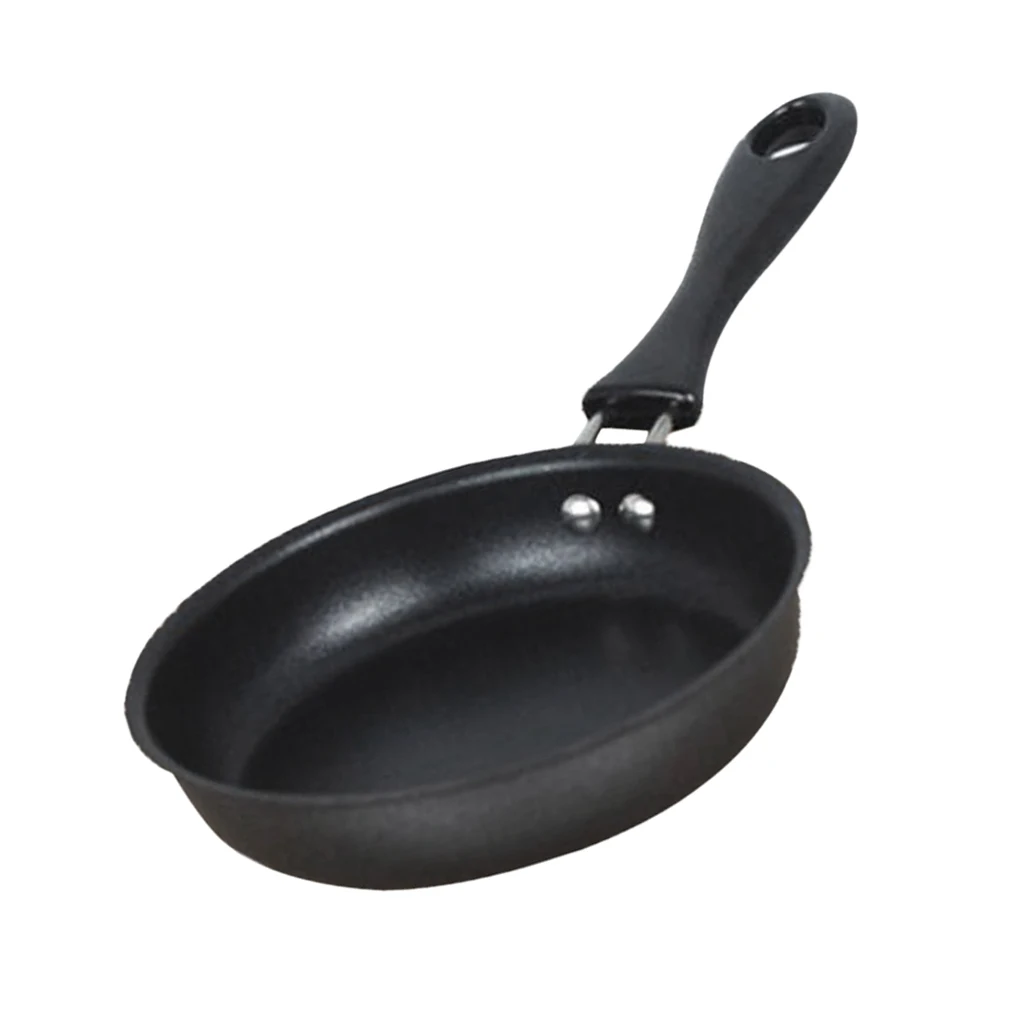 12cm Non Stick Pan Black Small Iron Frying Pan Round Egg Pan Egg Fry Skillet Scratch Resistant Kitchen Cookware 12cm Non Stick Pan Black Small Iron Frying Pan Round Egg Pan Egg Fry Skillet Scratch Resistant Kitchen Cookware