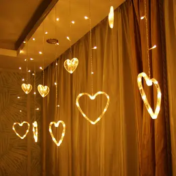 Lamp String Heart Shape 8 Modes Festival Outdoor Curtain Lamp Durable 2.5M Wedding Neon Lantern Home Fairy String Light Garden
Lamp String Heart Shape 8 Modes Festival Outdoor Curtain Lamp Durable 2.5M Wedding Neon Lantern Home Fairy String Light Garden