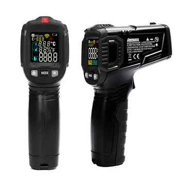 Infrared Thermometer Laser Thermometer IR termometro Colorful LCD with Alarm Non-contact Pyrometer Imager
Infrared Thermometer Laser Thermometer IR termometro Colorful LCD with Alarm Non-contact Pyrometer Imager