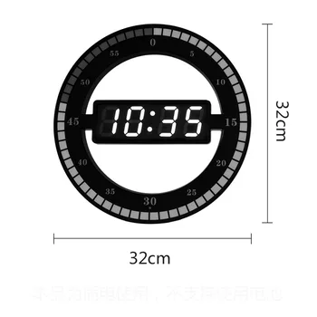 Digital Led Wall Clock Creative Design Mute Night Light Modern Electronic Secret Stash Simple Wandklok Wall Watch W
Digital Led Wall Clock Creative Design Mute Night Light Modern Electronic Secret Stash Simple Wandklok Wall Watch W
