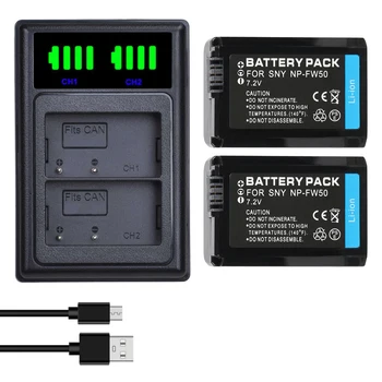 2Pcs 1850mAh NP-FW50 NP FW50 Camera Battery + LCD USB Dual Charger for Sony Alpha a6500 a6300 a6000 a5000 a3000 NEX-3 a7R
2Pcs 1850mAh NP-FW50 NP FW50 Camera Battery + LCD USB Dual Charger for Sony Alpha a6500 a6300 a6000 a5000 a3000 NEX-3 a7R