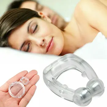 Anti Snore Silicone Magnetic Stop Snoring in Sleeping Nose Clip Aid Improve Sleep Health Tool Apnea Guard Night Device with Case
Anti Snore Silicone Magnetic Stop Snoring in Sleeping Nose Clip Aid Improve Sleep Health Tool Apnea Guard Night Device with Case