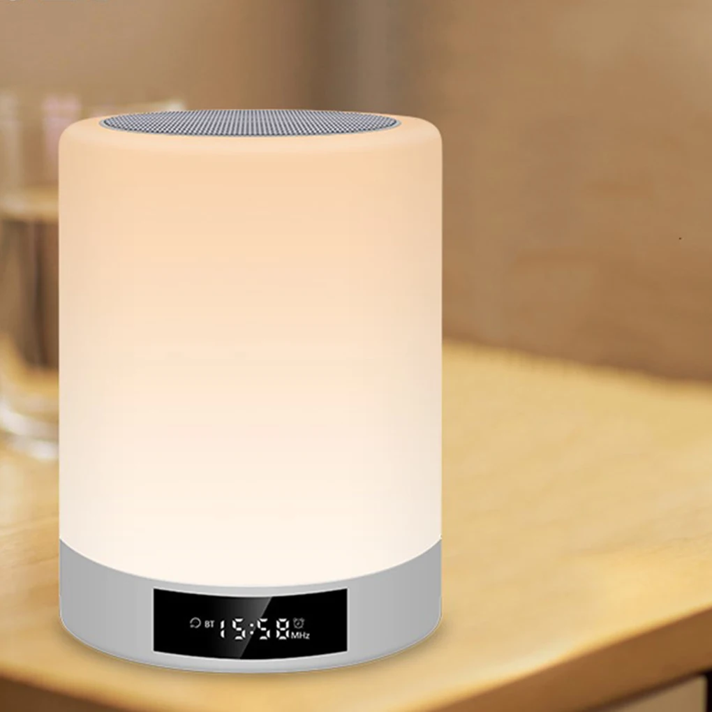 Bluetooth 4.2 Speaker LED Colorful Night Light Lamp Wireless Touch Timing Alarm Clock Mini Timer Radio with Colorful Night Light
Bluetooth 4.2 Speaker LED Colorful Night Light Lamp Wireless Touch Timing Alarm Clock Mini Timer Radio with Colorful Night Light