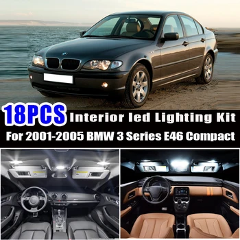 For 2001-2005 BMW 3 Series E46 Compact 316ti 318td 318ti 320td 325ti LED License Plate + Interior dome Lights bulb Kit
For 2001-2005 BMW 3 Series E46 Compact 316ti 318td 318ti 320td 325ti LED License Plate + Interior dome Lights bulb Kit