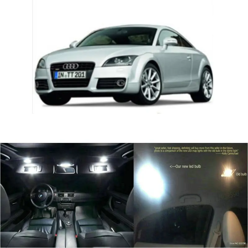 LED Interior Car Lights For audi tt 2007 room dome map reading foot door lamp error free 6pc
LED Interior Car Lights For audi tt 2007 room dome map reading foot door lamp error free 6pc