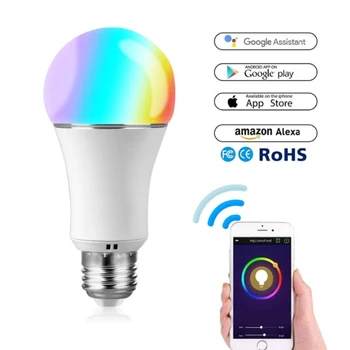 E27 E14 B22 LED Bulb Intelligent WiFi Voice Control Bulb Lamp APP Control Multifunctional Bulb Lamp Docking Alexa, Google Home
E27 E14 B22 LED Bulb Intelligent WiFi Voice Control Bulb Lamp APP Control Multifunctional Bulb Lamp Docking Alexa, Google Home