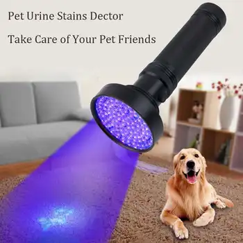 LED UV Flashlight 100 LEDs 395 nm Ultraviolet UV LED Torch Back Detector Light for Dog Cat Urine Pet Stains Bed Bugs Scorpions
LED UV Flashlight 100 LEDs 395 nm Ultraviolet UV LED Torch Back Detector Light for Dog Cat Urine Pet Stains Bed Bugs Scorpions