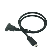 1M 0.5M Panel Mount Type-C USB-C Male To Female Extension Cable With Screw Hole Lock Connector Charging data Cord Spacing 18mm
1M 0.5M Panel Mount Type-C USB-C Male To Female Extension Cable With Screw Hole Lock Connector Charging data Cord Spacing 18mm