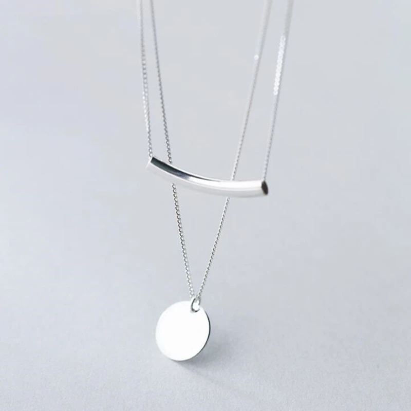 925 Sterling Silver Personality Pendant Necklaces Minimalist Choker Fine Jewelry For Women Party Cute Accessories
925 Sterling Silver Personality Pendant Necklaces Minimalist Choker Fine Jewelry For Women Party Cute Accessories