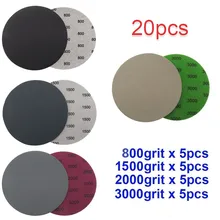 20pcs 5 Inch Hook Loop Wet Dry Sanding Discs 800 1500 2000 3000 Grit Sandpaper Sanding Discs Lacquer Surface
20pcs 5 Inch Hook Loop Wet Dry Sanding Discs 800 1500 2000 3000 Grit Sandpaper Sanding Discs Lacquer Surface