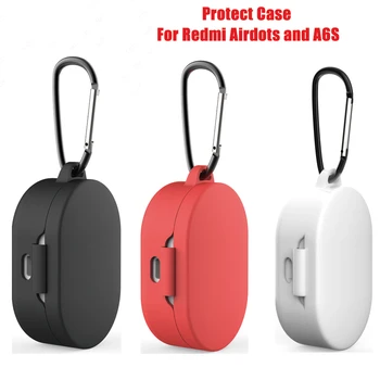 Portable Silicone Cases With Carabiner Buckle Wireless Earphone Headphone Protective Case For Redmi Airdots A6s For Charging Box
Portable Silicone Cases With Carabiner Buckle Wireless Earphone Headphone Protective Case For Redmi Airdots A6s For Charging Box