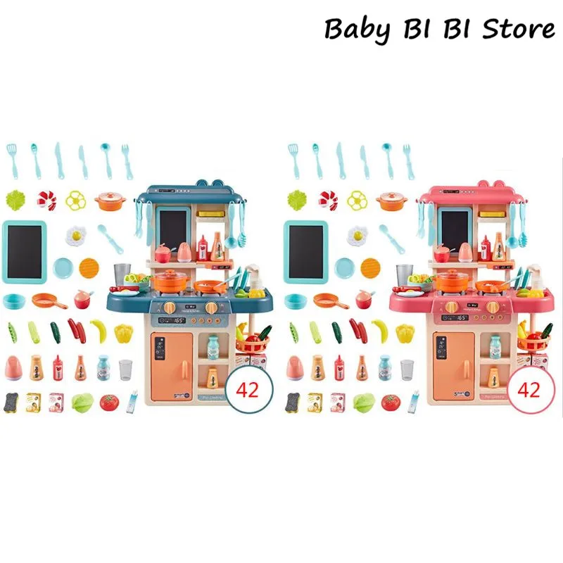42Pcs/Set Simulation Kitchen Toy Spray Water Dinnerware Children's Toys Cooking Table Set
42Pcs/Set Simulation Kitchen Toy Spray Water Dinnerware Children's Toys Cooking Table Set