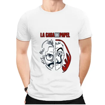 LUSLOS Men T Shirt Short Sleeve Tshirt La casa de papel Print Male T-shirt TV Show Series Tops Tees Men Streetwear T-shirts
LUSLOS Men T Shirt Short Sleeve Tshirt La casa de papel Print Male T-shirt TV Show Series Tops Tees Men Streetwear T-shirts