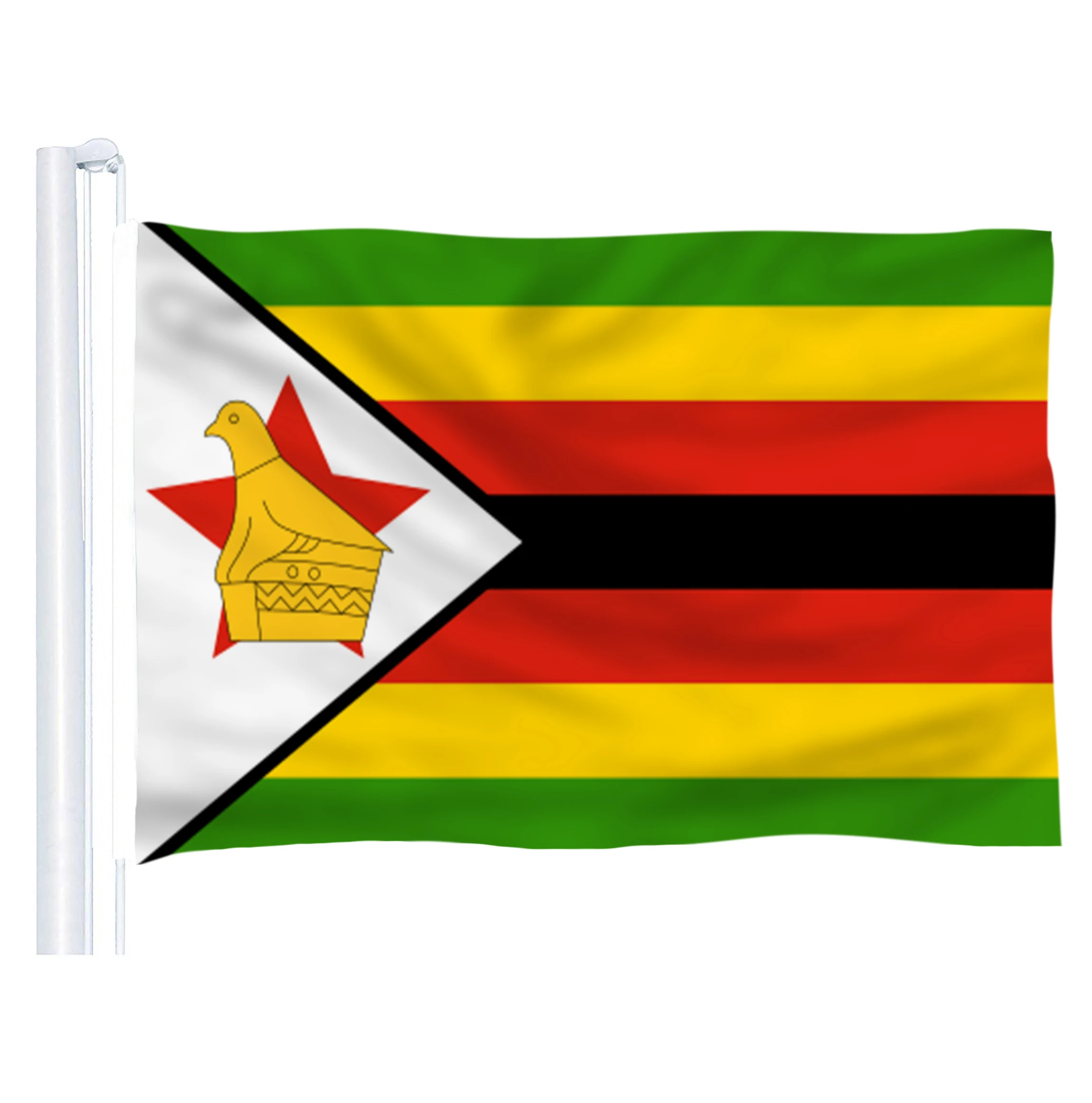 DFLIVE Zimbabwe Country Flag 3x5 FT Printed Polyester Fly 90x150 CM Zimbabwean ZW National Banner
DFLIVE Zimbabwe Country Flag 3x5 FT Printed Polyester Fly 90x150 CM Zimbabwean ZW National Banner