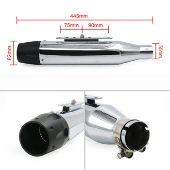 Motorcycle Retro Cafe racer Exhaust Muffler Pipe Tube Modified Tail Exhaust System Link 50/82mm For CG125 GN125 cb400ss sr400 
Motorcycle Retro Cafe racer Exhaust Muffler Pipe Tube Modified Tail Exhaust System Link 50/82mm For CG125 GN125 cb400ss sr400