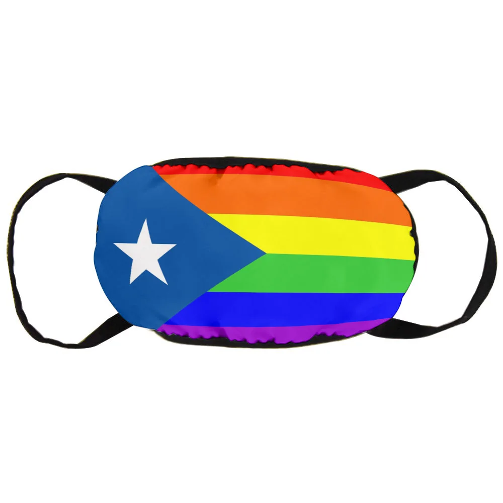 Хлопковая Пылезащитная маска Pride Lgbt National Rainbow Flag теплая зимняя для лица мальчиков