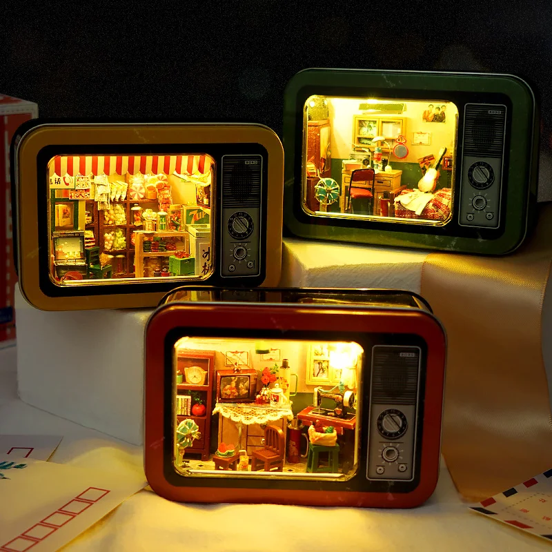 DIY Box Theater Wooden Doll House Kit Miniature with Furniture Casa Radio Roombox Villa Dollhouse Toys for Adults Xmas Gifts
DIY Box Theater Wooden Doll House Kit Miniature with Furniture Casa Radio Roombox Villa Dollhouse Toys for Adults Xmas Gifts