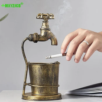 Singing Band Ashtray Wrought Iron Faucet Model Desktop Storage Container Bar Living Room Retro Ornament Accessories
Singing Band Ashtray Wrought Iron Faucet Model Desktop Storage Container Bar Living Room Retro Ornament Accessories