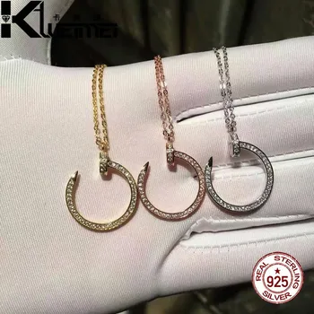 s925 Sterling Silver Necklace New Hypoallergenic Curved Nails Fashion Personality Simple Style Jewelry hot
s925 Sterling Silver Necklace New Hypoallergenic Curved Nails Fashion Personality Simple Style Jewelry hot