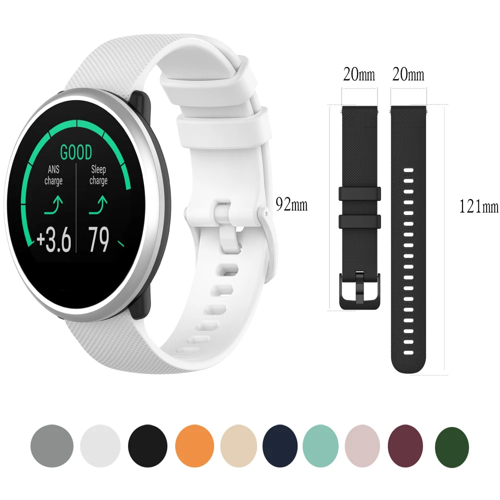 Silicone Watchband Strap for Polar Ignit 20mm Smart Watch Band Bracelet Sport Replacement Wristband for Polar Ignit watchband
Silicone Watchband Strap for Polar Ignit 20mm Smart Watch Band Bracelet Sport Replacement Wristband for Polar Ignit watchband