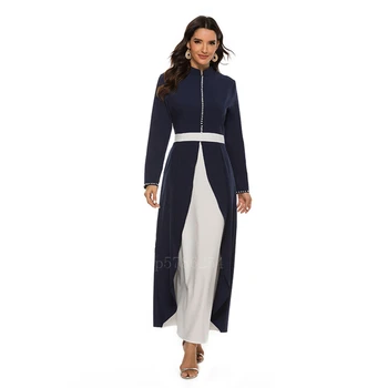 Arabic Dubai Abaya Muslim Woman Islamic Kaftan Fashion Turkish Dubai Ramadan Prayer Long Sleeve Pearls Patchwork Abaya Dress
Arabic Dubai Abaya Muslim Woman Islamic Kaftan Fashion Turkish Dubai Ramadan Prayer Long Sleeve Pearls Patchwork Abaya Dress