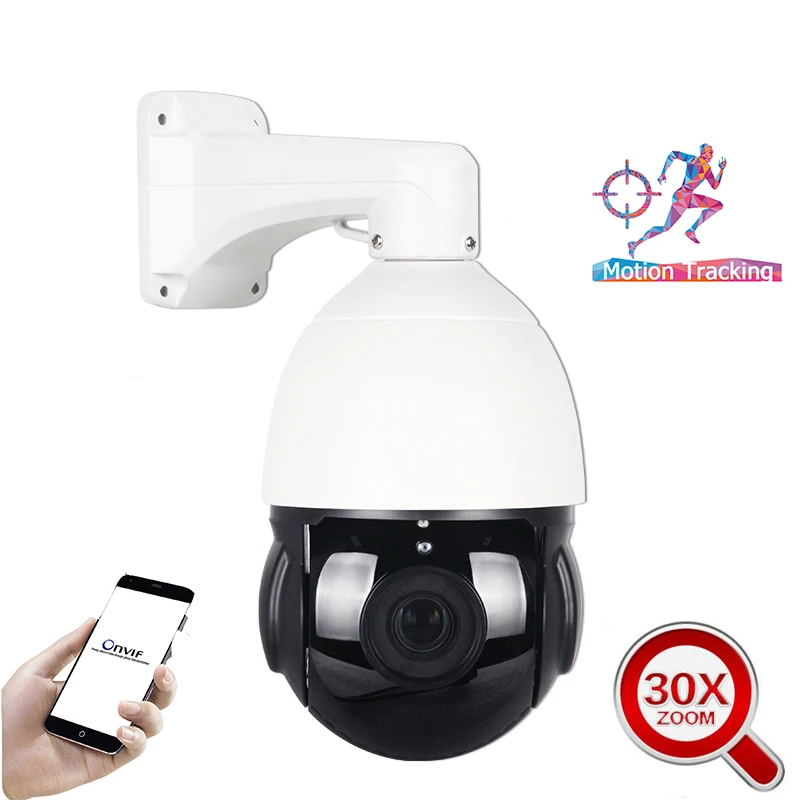 1080P Outdoor PTZ IP Camera Speed Dome AI Auto Tracking Camera 30X Zoom AI Human Body Face 2MP Onvif IR CCTV Security Camera
1080P Outdoor PTZ IP Camera Speed Dome AI Auto Tracking Camera 30X Zoom AI Human Body Face 2MP Onvif IR CCTV Security Camera
