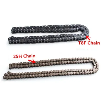 

1PCS Small Mini Dirt BIKE Quad ATV 47cc 49cc Minimoto Pocket Bikes 25H Chain T8F Chain 104 114 124 136 144 158 links