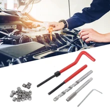 30Pcs Wire Thread Insert Coiled Wire Helical Screw Insert M5 M6 M8 Thread Repair Insert Kit with Wrench Drill Bit Screw tooth
30Pcs Wire Thread Insert Coiled Wire Helical Screw Insert M5 M6 M8 Thread Repair Insert Kit with Wrench Drill Bit Screw tooth
