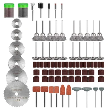 141 PCS Rotary Tool Accessories Kit, 1/8 Inch Multifunction Power Rotary Tools for Universal Cutting
141 PCS Rotary Tool Accessories Kit, 1/8 Inch Multifunction Power Rotary Tools for Universal Cutting