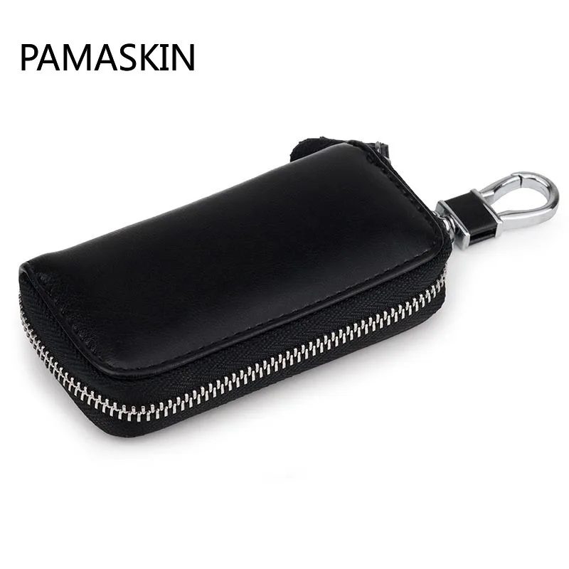 PAMASKIN Genuine Leather Unisex Key Wallet Multifunction Keys Organizer Fashion Men Car Key Holders Ladies Smart Housekeeper
PAMASKIN Genuine Leather Unisex Key Wallet Multifunction Keys Organizer Fashion Men Car Key Holders Ladies Smart Housekeeper