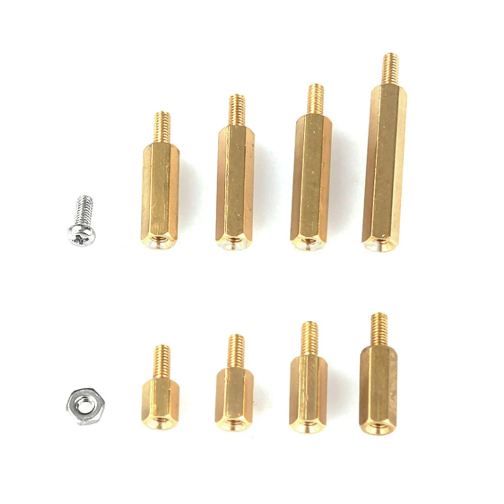 240pcs M2.5 Hex Brass Male-Female Standoff/Screw/Nut Assortment Kit For Raspberry-Pi
240pcs M2.5 Hex Brass Male-Female Standoff/Screw/Nut Assortment Kit For Raspberry-Pi