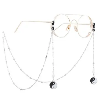 Punk Women Silver Pearl Beads Eyeglass Chains Sunglasses Reading Glasses Chain Eyewear Cord Holder neck strap Rope
Punk Women Silver Pearl Beads Eyeglass Chains Sunglasses Reading Glasses Chain Eyewear Cord Holder neck strap Rope