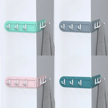 Creative 6 Row Corner Hook Folding Hooks Hanging Rack Garment Cap Wall Hooks Back Door Hanger Organizer Kitchen Bathroom Tools 
Creative 6 Row Corner Hook Folding Hooks Hanging Rack Garment Cap Wall Hooks Back Door Hanger Organizer Kitchen Bathroom Tools