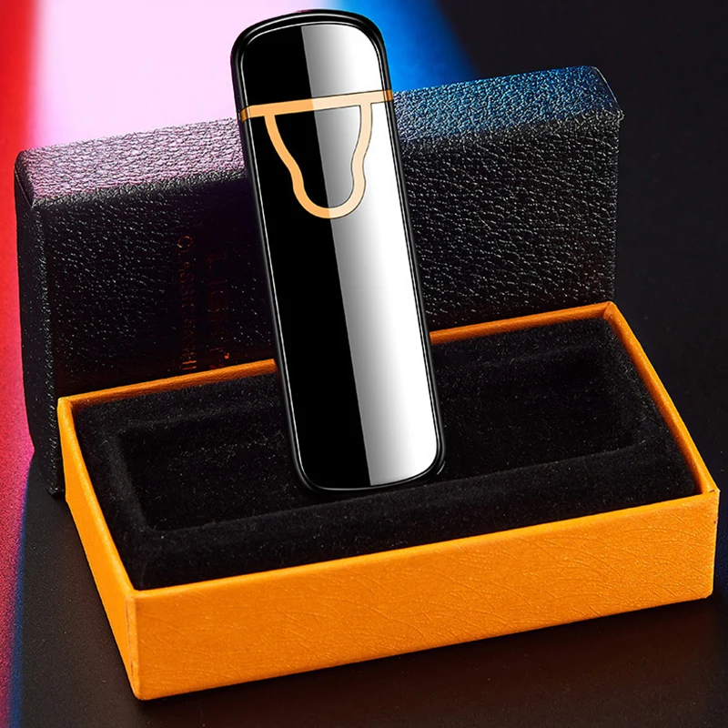USB Charging Double Arc Cigarette Lighter Plasma Windproof Flameless Electronic Lighter Fingerprint Touch Sensor Cigar Lighters
USB Charging Double Arc Cigarette Lighter Plasma Windproof Flameless Electronic Lighter Fingerprint Touch Sensor Cigar Lighters