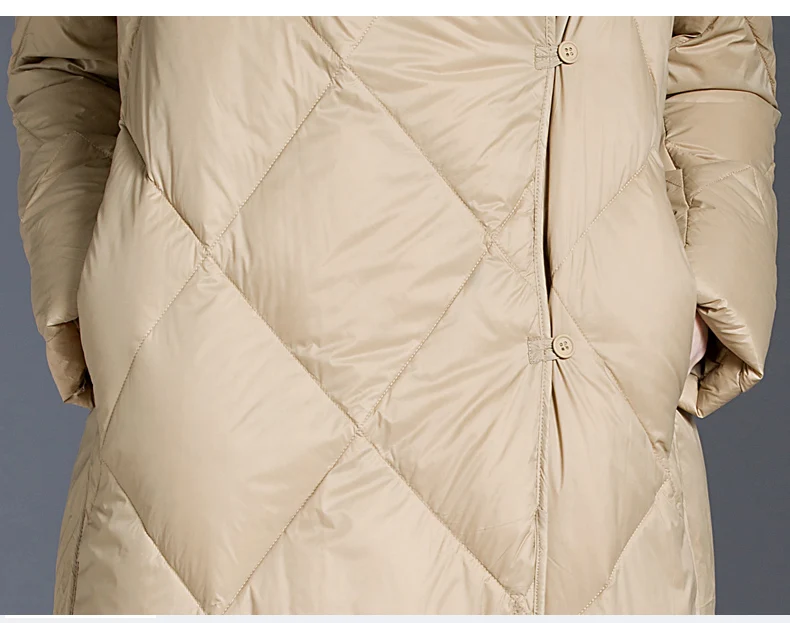 Womens Down Jacket for Women Winter 2020 Light Down Coats Long Warm Puffer Jacket Clothing Hooded Parka Female Loose outerwear