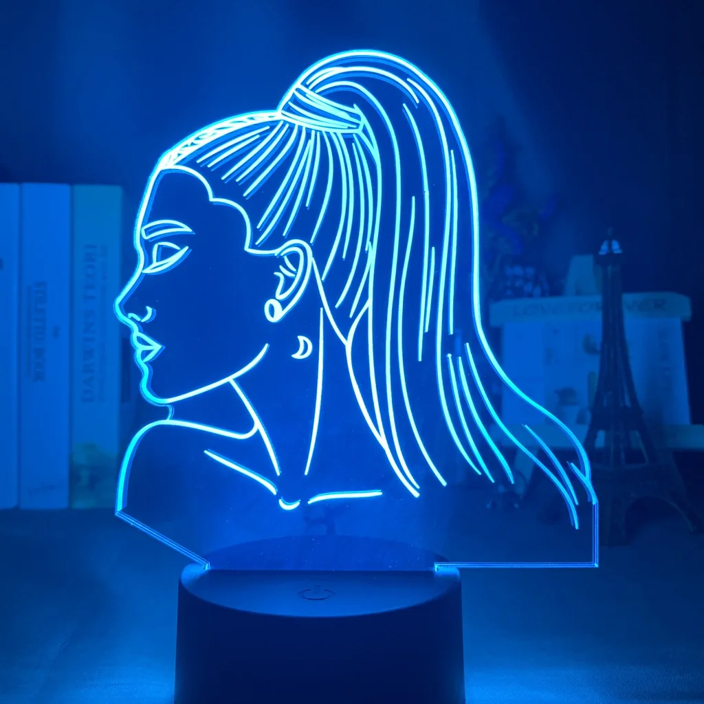 3d Night Light Singer Ariana Grande Gift for Fans Bedroom Decor Light Led Touch Sensor Color Changing Work Desk Lamp Celebrity
3d Night Light Singer Ariana Grande Gift for Fans Bedroom Decor Light Led Touch Sensor Color Changing Work Desk Lamp Celebrity