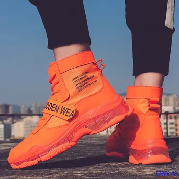 New Fashion Men High Top Shoes Designer Chunky Sneakers 2020 Spring Autumn Casual Comfortable Mens Trainers Sepatu Sneaker Pria 
New Fashion Men High Top Shoes Designer Chunky Sneakers 2020 Spring Autumn Casual Comfortable Mens Trainers Sepatu Sneaker Pria